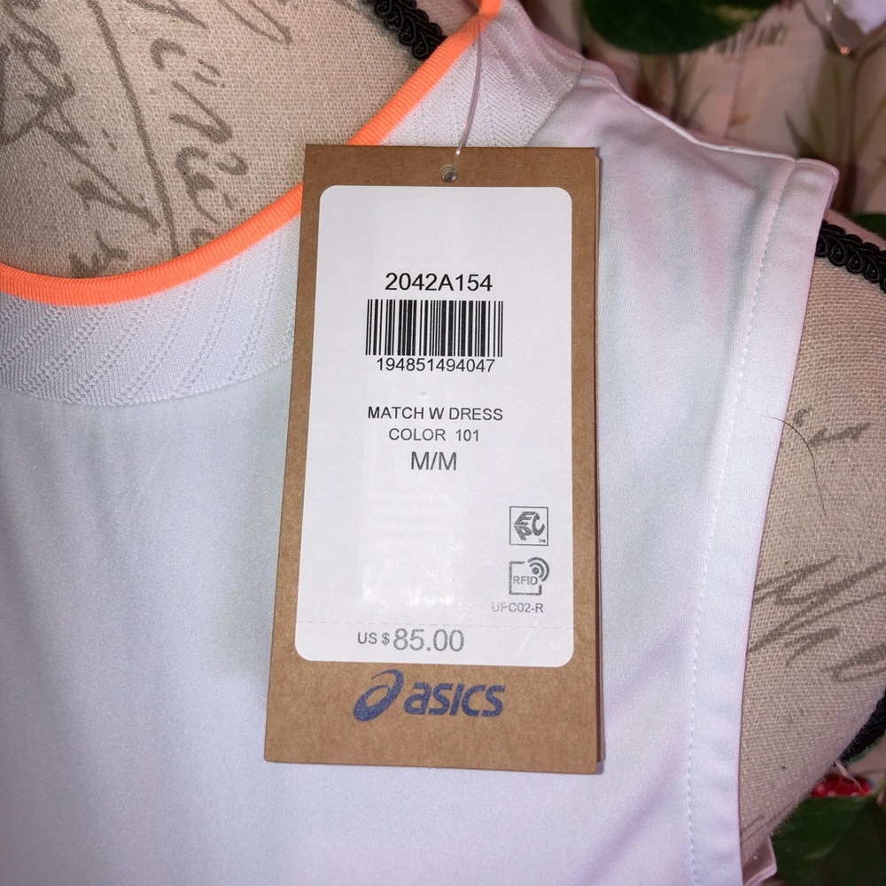 NWT ASICS Tennis Match Exercise Dress Womens Athleticwear Training Medium - Picture 9 of 13